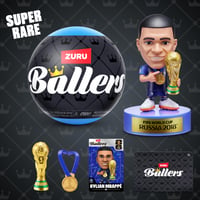 ZURU BALLERS FIFA World Cup 2026 Ballers Séria 1 zberateľská futbalová figúrka, kapsula s prekvapením, balenie 2 ks pre deti od 3 rokov 6
