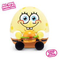 Plyšová hračka Zuru Snackles SpongeBob v nohaviciach s doplnkom v tvare snacku – 13 cm 3