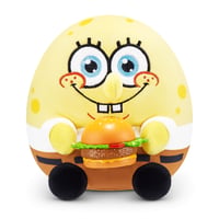 Plyšová hračka Zuru Snackles SpongeBob v nohaviciach s doplnkom v tvare snacku – 13 cm 1