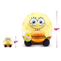Plyšová hračka Zuru Snackles SpongeBob v nohaviciach s doplnkom v tvare snacku – 13 cm 5
