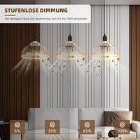 Zuske 20cm LED mennyezeti lámpa ventilátorral, 8W, dimmelhető, távirányítóval, csendes, 3000K 3