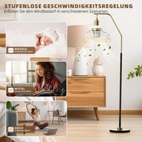 Zuske 20cm LED mennyezeti lámpa ventilátorral, 8W, dimmelhető, távirányítóval, csendes, 3000K 4