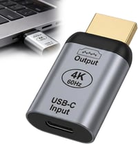 Zutflap USB-C – HDMI adapter 4K 60 Hz, egyidejű megjelenítés, MacBook, iPad Pro, Samsung Galaxy 6