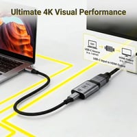 Zutflap USB-C – HDMI adapter 4K 60 Hz, egyidejű megjelenítés, MacBook, iPad Pro, Samsung Galaxy 4