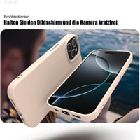 Silikónové puzdro Zuvirelx pre iPhone 16 Pro, tenký, minimalistický dizajn, nárazuvzdorné, protišmykové, vhodné do vrecka, svetloružové 3