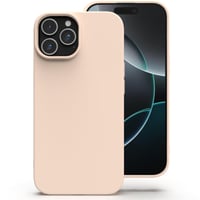 Silikónové puzdro Zuvirelx pre iPhone 16 Pro, tenký, minimalistický dizajn, nárazuvzdorné, protišmykové, vhodné do vrecka, svetloružové 1