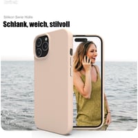 Silikónové puzdro Zuvirelx pre iPhone 16 Pro, tenký, minimalistický dizajn, nárazuvzdorné, protišmykové, vhodné do vrecka, svetloružové 2