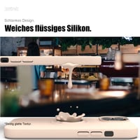 Silikónové puzdro Zuvirelx pre iPhone 16 Pro, tenký, minimalistický dizajn, nárazuvzdorné, protišmykové, vhodné do vrecka, svetloružové 5