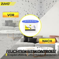 Zuvo 500ml Páramentesítő - Nedvességabszorber Otthonhoz és Irodához 7