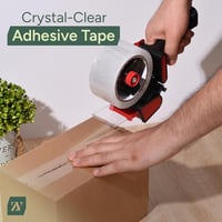 Zuvo fémházas csomagolószalag-adagoló 6 db átlátszó szalaggal (48 mm x 66 m) 7