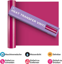 Zwanzer Flex Film Textilhez 30,5cm x 3,66m Cricut Silhouette Cameo 5
