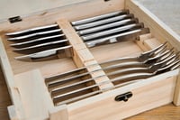 Zwilling 12 részes rozsdamentes steak kés készlet fa dobozban 4