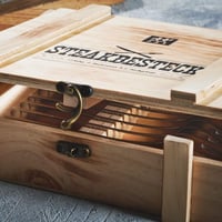 Zwilling 12 részes rozsdamentes steak kés készlet fa dobozban 6