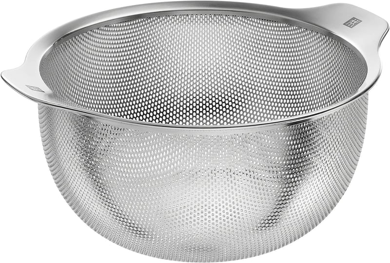 ZWILLING Accessories rozsdamentes acél szűrő, 24 cm (9,4 hüvelyk) - Konyhai szita tésztához és zöldséghez