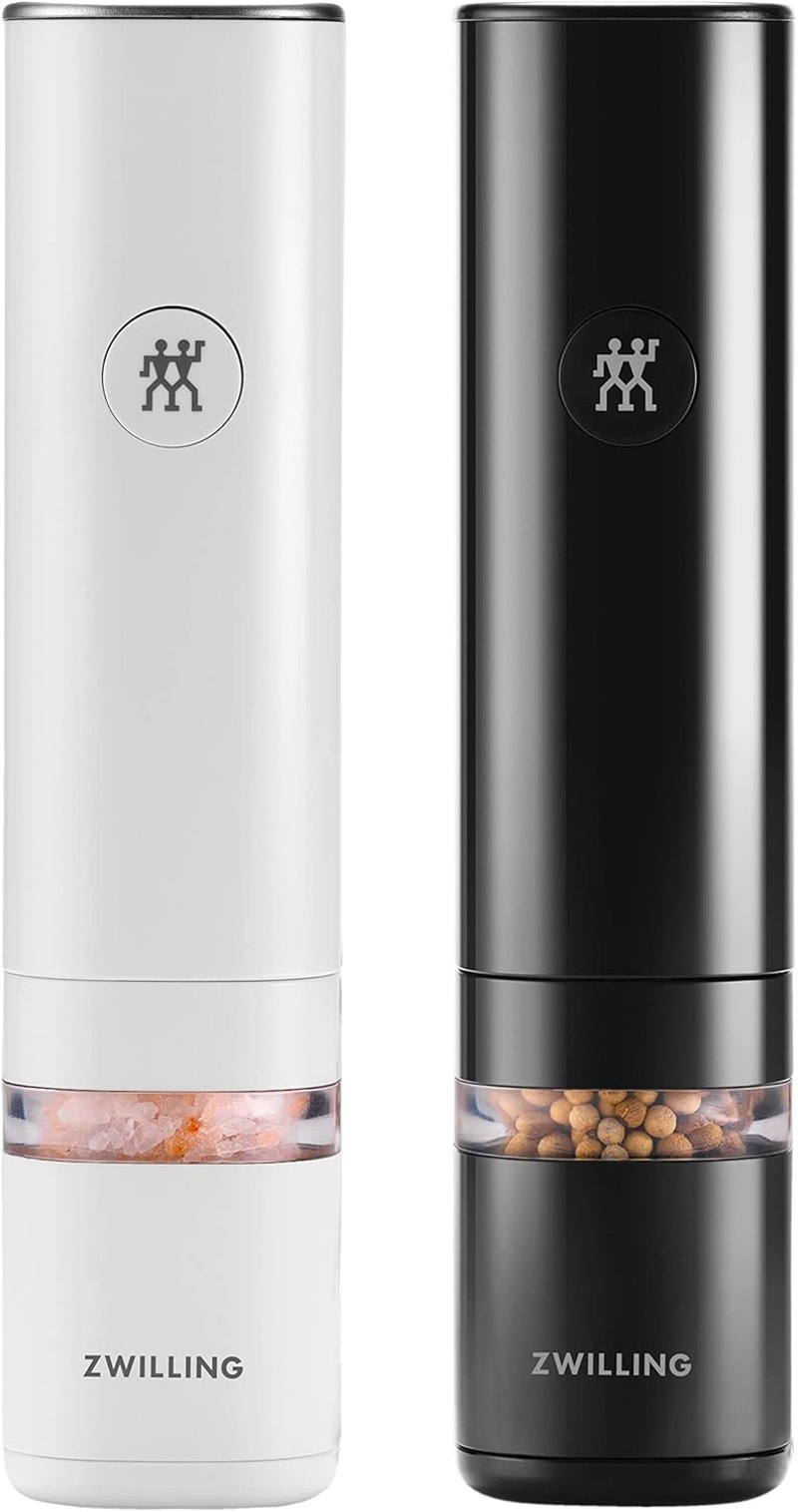 ZWILLING ENFINIGY Elektromos Só és Borsőrlő, Kerámia Malommal, LED Világítás, USB Töltés - Set