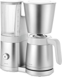 ZWILLING ENFINIGY Filteres Kávéfőző 1,25 L Hőszigetelt Kancsóval, Forraló Rendszer, Blooming Funkció és Intelligens Vízkőtelenítés, Rozsdame 1