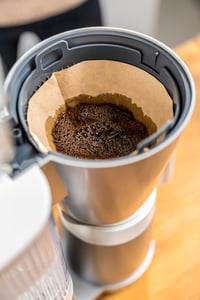 ZWILLING ENFINIGY Filteres Kávéfőző 1,25 L Hőszigetelt Kancsóval, Forraló Rendszer, Blooming Funkció és Intelligens Vízkőtelenítés, Rozsdame 3