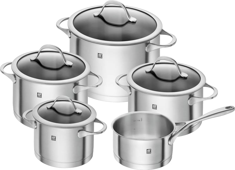 Zwilling Essence 5 részes ezüst edénykészlet - 60 x 50 x 30 cm