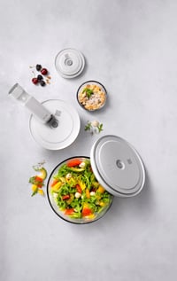 ZWILLING Fresh & Save set vakuumskih posuda 6 kom, S-12 cm, M-18 cm, L-24 cm, staklo, siva 10
