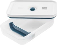 ZWILLING Fresh & Save Vákuová štartovacia súprava na potraviny, sklenená, 16-dielna, pumpa, dózy a vrecká, modrá La Mer 4