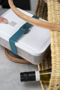 ZWILLING Fresh & Save Vákuová štartovacia súprava na potraviny, sklenená, 16-dielna, pumpa, dózy a vrecká, modrá La Mer 7