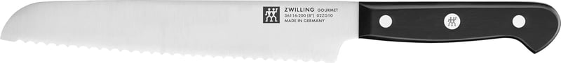 ZWILLING Gourmet kenyérvágó kés 20 cm rozsdamentes acél ergonomikus fogantyú