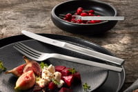 ZWILLING Minimal Vintage set za jelo, za 12 osoba, 68 dijelova, s priborom za posluživanje, nehrđajući čelik, čekićem obrađen, srebrni 5