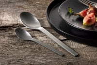 ZWILLING Minimal Vintage set za jelo, za 12 osoba, 68 dijelova, s priborom za posluživanje, nehrđajući čelik, čekićem obrađen, srebrni 4