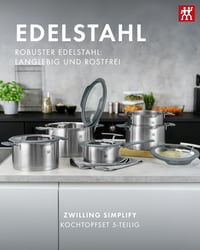Sada riadu ZWILLING Simplify, 5-dielna, so zabudovaným sitkom, na indukciu, nehrdzavejúca oceľ, strieborno-čierna 2