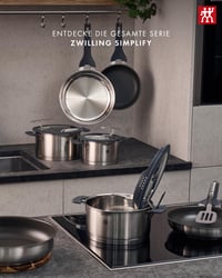 Sada riadu ZWILLING Simplify, 5-dielna, so zabudovaným sitkom, na indukciu, nehrdzavejúca oceľ, strieborno-čierna 9