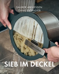 Sada riadu ZWILLING Simplify, 5-dielna, so zabudovaným sitkom, na indukciu, nehrdzavejúca oceľ, strieborno-čierna 3