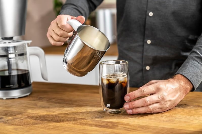 Zwilling Sorrento Termikus Latte Pohár Szett 2x350ml Boroszilikát Üveg - latte macchiato glasses