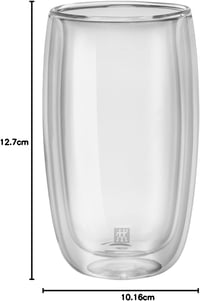 Zwilling Sorrento Termikus Latte Pohár Szett 2x350ml Boroszilikát Üveg - latte macchiato glasses 6