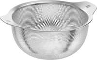 ZWILLING Table nerezové kuchynské sitko, priemer 20 cm, ploché dno, 2 rukoväte, vhodné do umývačky riadu, strieborné 1