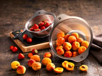 ZWILLING Table nerezové kuchynské sitko, priemer 20 cm, ploché dno, 2 rukoväte, vhodné do umývačky riadu, strieborné 4