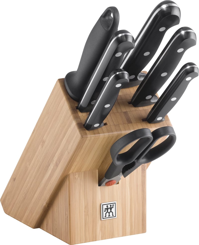 Zwilling Twin Chef 2 blok za noževe s noževima, nehrđajući čelik, proizvedeno u Njemačkoj