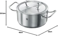 ZWILLING Twin Classic 5 részes edénykészlet rozsdamentes acélból 9