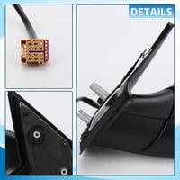 ZWPARTS Elektromos Visszapillantó Tükör VW T6 2015-2024 Modellekhez - Bal Oldali, Behajtható, Fűthető, Konvex Vezetőoldali Tükör 6