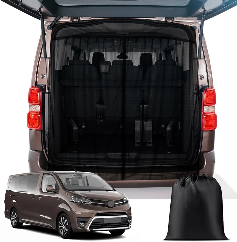 ZWPARTS Mágneses Rovarháló Citroën Jumpy 2016-2025 Csomagtérajtóhoz - Einzelne Schicht-für Jumpy, tailgate