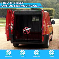 ZWPARTS Mágneses Rovarháló Citroën Jumpy 2016-2025 Csomagtérajtóhoz - Einzelne Schicht-für Jumpy, tailgate 2