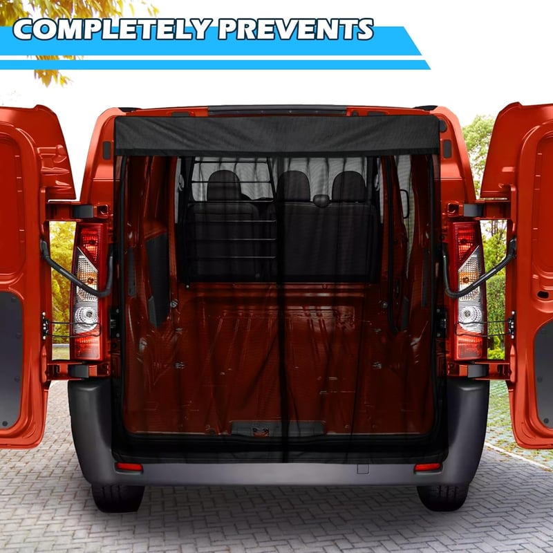 ZWPARTS Mágneses Rovarháló Citroën Jumpy 2016-2025 Csomagtérajtóhoz - Einzelne Schicht-für Jumpy, tailgate