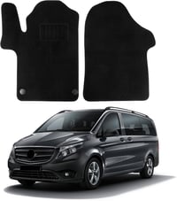 ZWPARTS Mercedes-Benz Vito V-Class W447 2014-2025 prémium autószőnyeg szett fekete 1