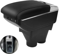 ZWPARTS Peugeot 208 2013-2018 Középkonzol USB Töltőportokkal Fekete 1