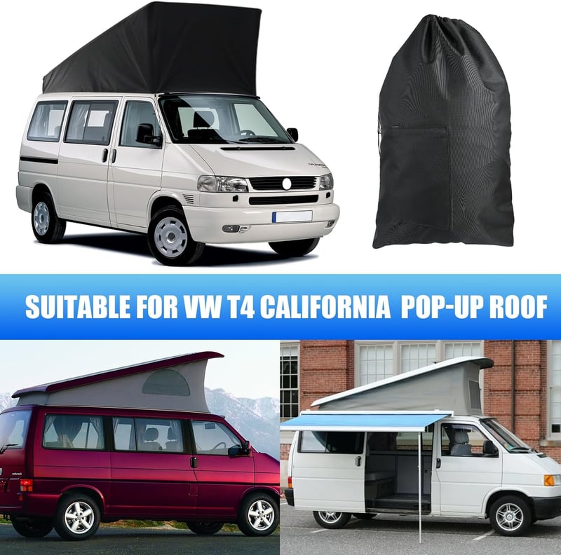 ZWPARTS Pop-Top Tetővédő VW T4 California Lakóautóhoz - Időjárásálló Védőborítás Kempingezéshez, Ferde és Alvótetőhöz