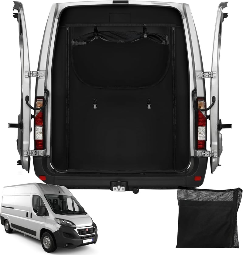 ZWPARTS Szúnyogháló Fiat Ducato/Peugeot Boxer/Citroen Relay X250/X290 H2 és L2 L3 L4 modellekhez (2006-2024) - Hátsó ajtóra, sötétítővel
