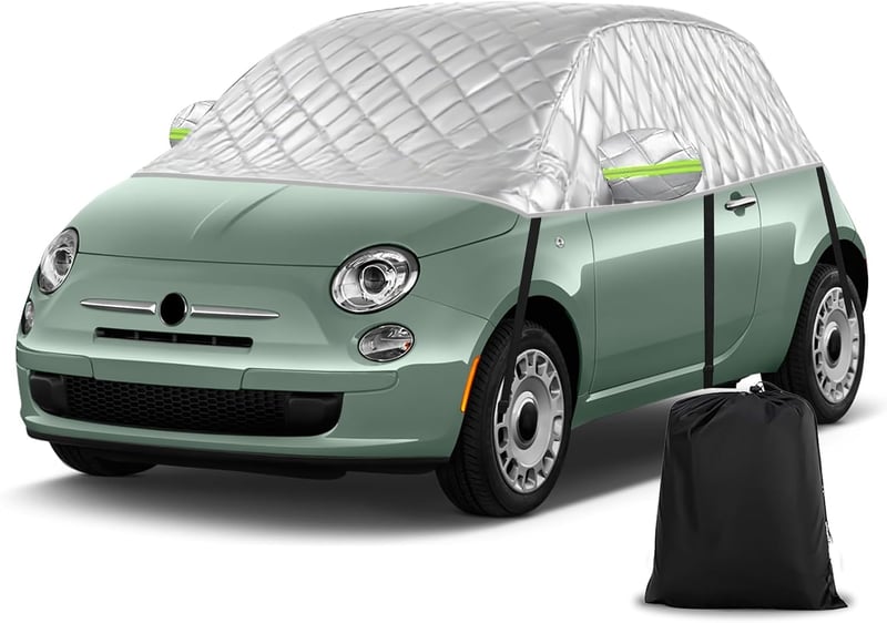 ZWPARTS vastag félgarázs autóponyva VW Tiguan LWB és Tesla Model Y modellekhez - ezüst