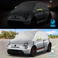 ZWPARTS vastag félgarázs autóponyva VW Tiguan LWB és Tesla Model Y modellekhez - ezüst 5
