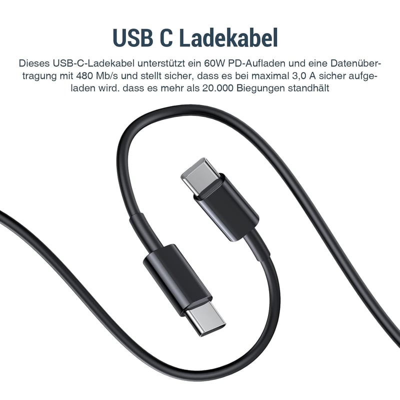 ZXCJ 25W USB-C gyors töltő iPhone Samsung iPad kábellel