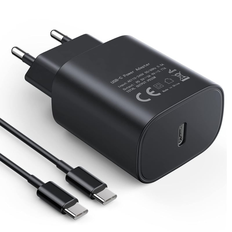 ZXCJ 25W USB-C gyors töltő iPhone Samsung iPad kábellel