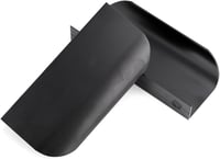 Zxglxinyao 10 bucăți mâner modern ascuns din aluminiu pentru mobilier de bucătărie, negru, distanță între găuri 64 mm, mâner pentru sertar de dulap și garderobă 4